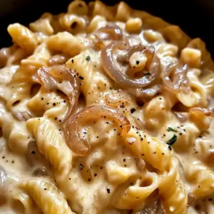 Ein-Topf Französischer Zwiebel-Pasta