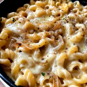 Ein-Topf Französischer Zwiebel-Pasta