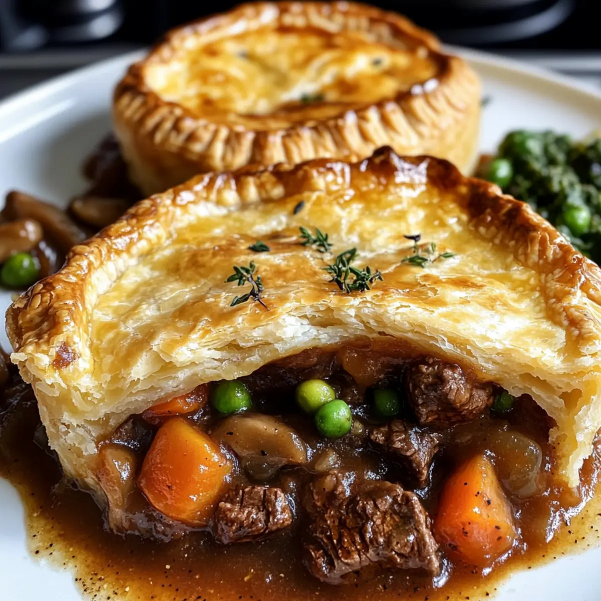 Steak und Guinness Pastete