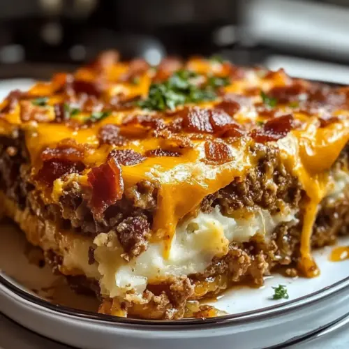 Käse-Hackbraten-Auflauf