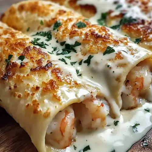 Käse Meeresfrüchte Tortilla Bomben