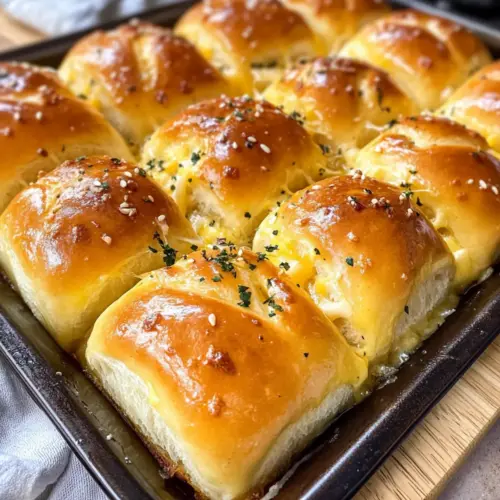 Koreanische Frischkäse-Knoblauch-Brötchen