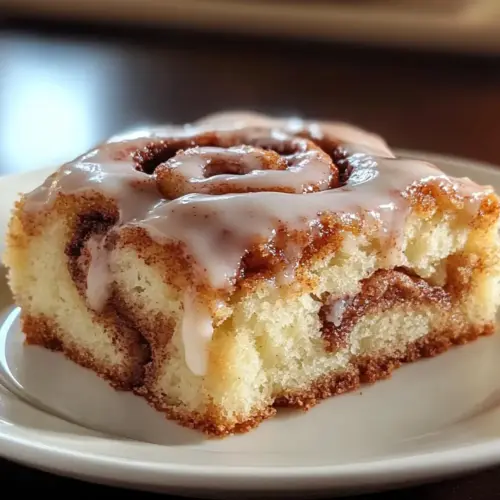 Feuchter Zimtschnecken-Kuchen