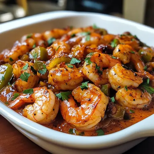 Scharfe Voodoo-Garnelen
