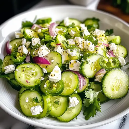 Spritziger Einfacher Peruanischer Gurkensalat