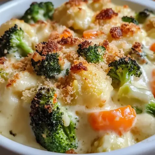 Cremige Wintergemüseauflauf