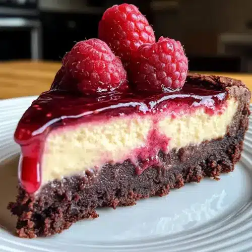 Himbeer Brownie Käsekuchen