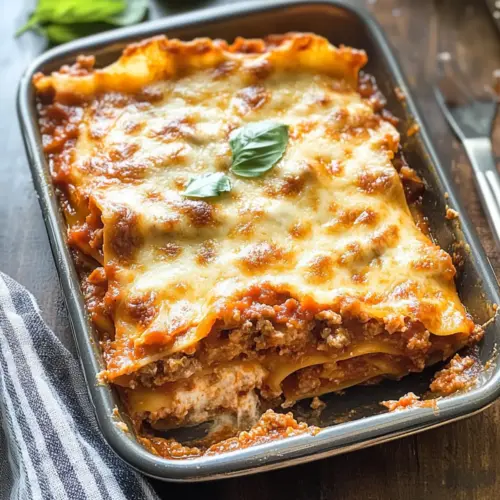 Lasagne für zwei