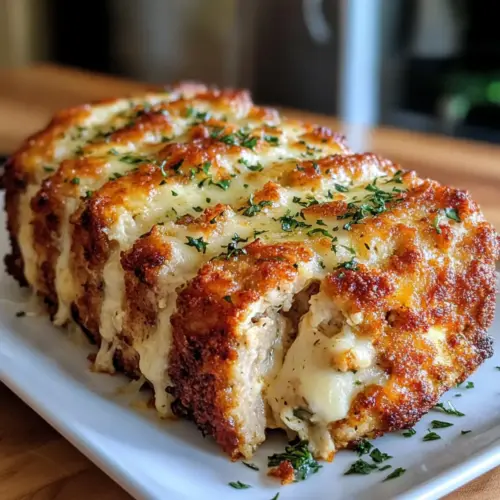 Parmesan Hähnchenfleischlaib