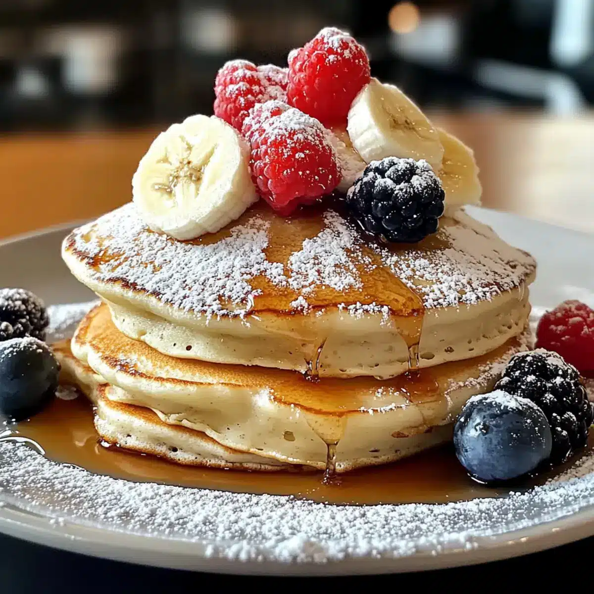 Süße Kokosnusscreme-Pfannkuchen