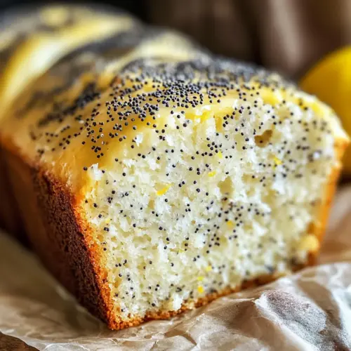 Spritzige griechische Joghurt Zitronen-Mohnbrot