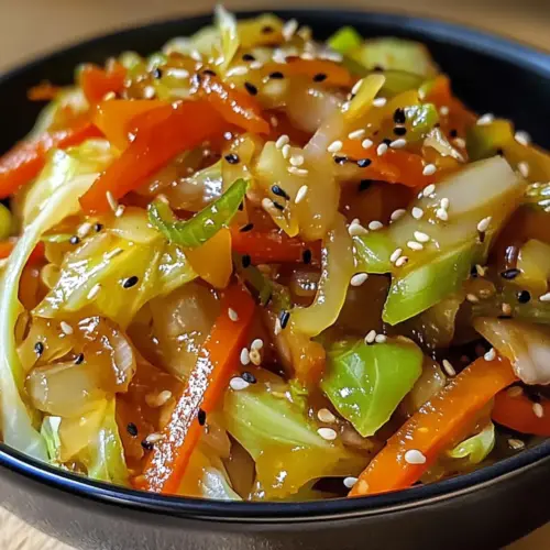 Asiatische Kohlgemüsepfanne