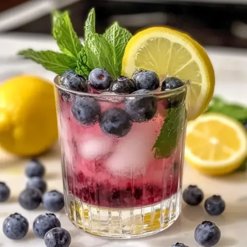 Blaubeer-Mocktail