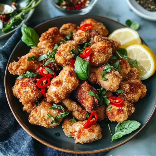 Luftfritteusen-Salz und Pfeffer Hähnchen