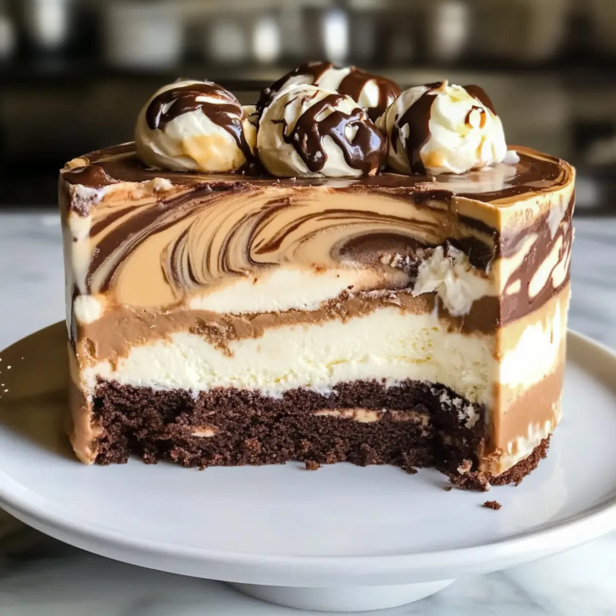 Kaffeeeiscremekuchen