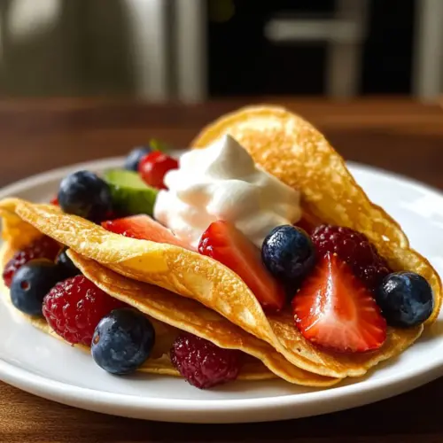 Knusprige Pfannkuchen-Tacos