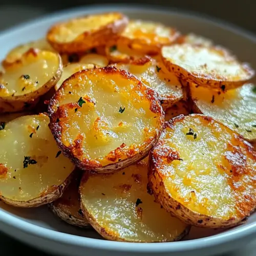 Knusprig geschnittene Kartoffeln