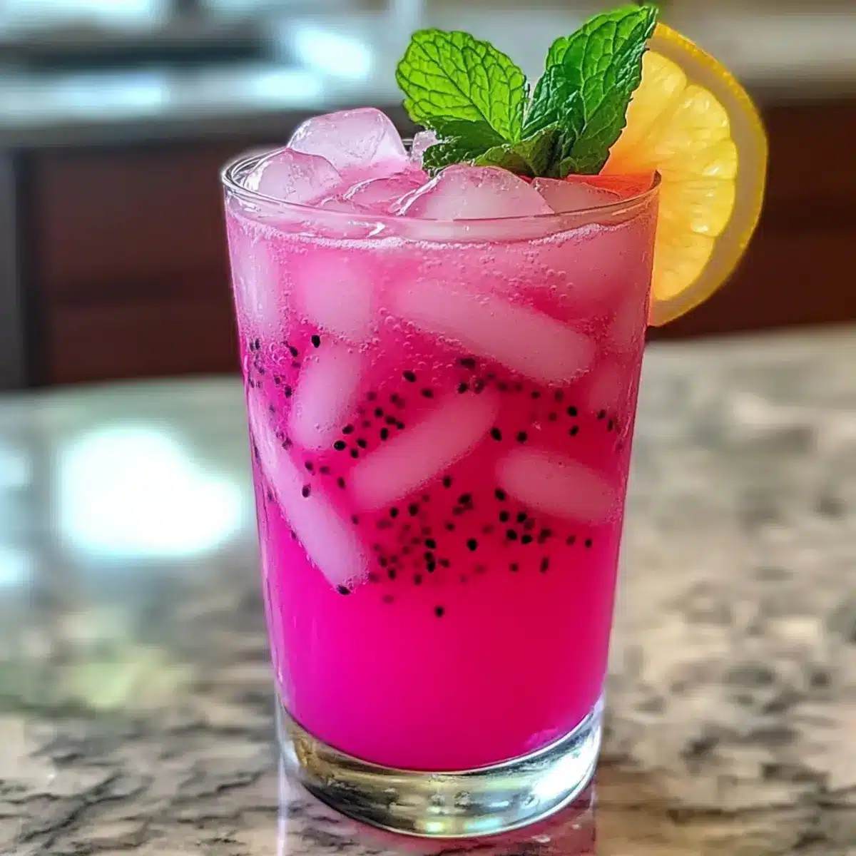 Drachenfrucht Limonade