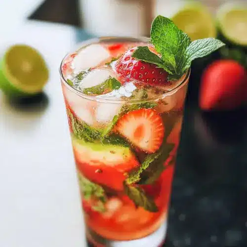 Erdbeer-Mojito-Mocktail