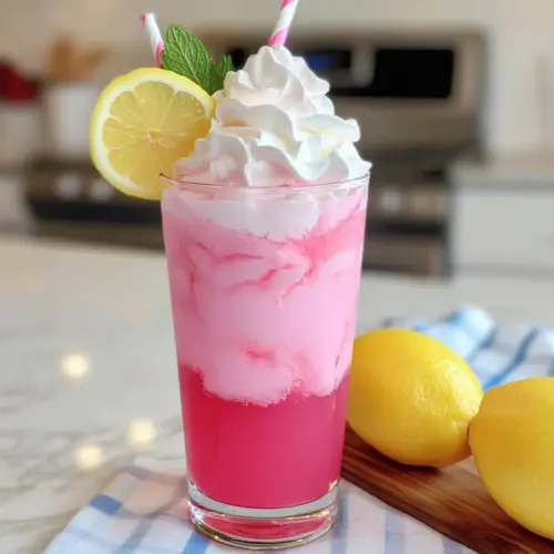 Schlagrahm Rosa Limonade Rezept