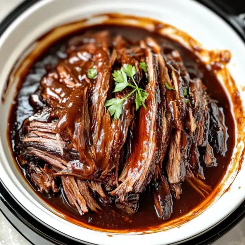 Slow Cooker BBQ Rinderbrust