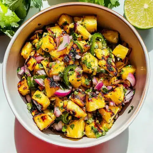 Räuchersüße gegrillte Ananas-Salsa